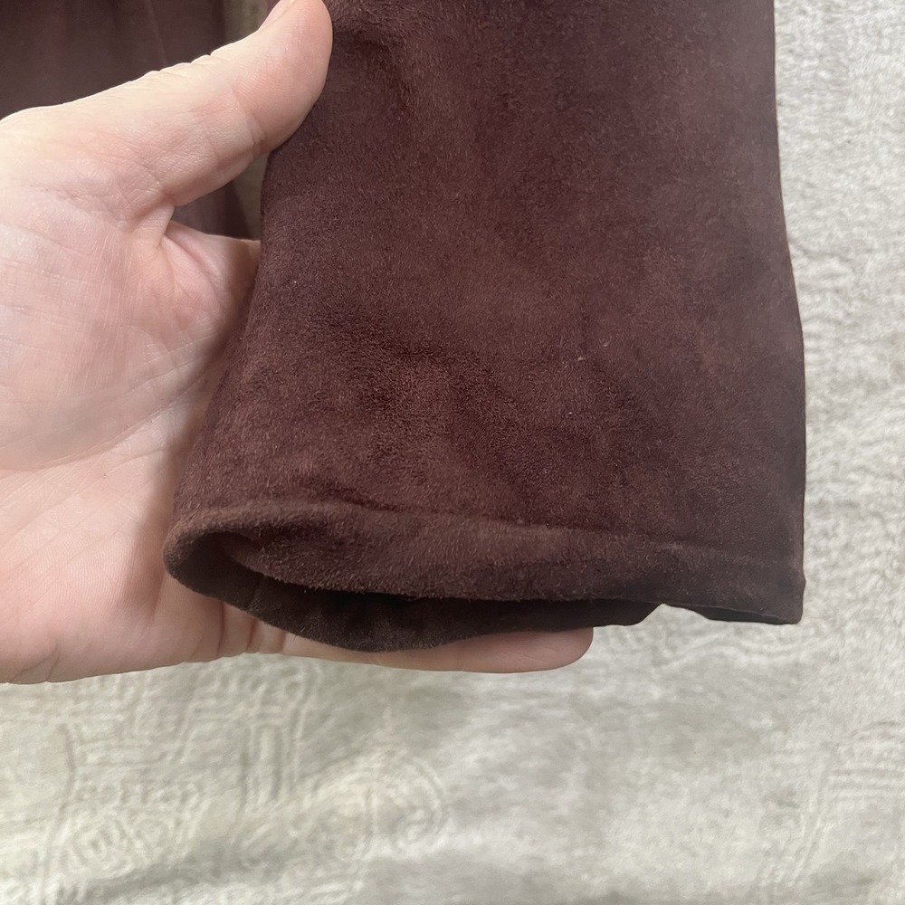 Women's  Brown‎ Lamb Skin Jacket Large - Picture 10 of 10